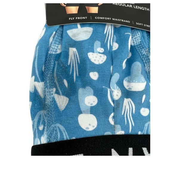 American Eagle Outfitters | Men's Boxer Brief | Blue & White | Mushroom | Size L - Picture 3 of 4